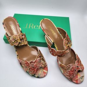 J. Renee Multi-Colored Sandals